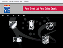 Tablet Screenshot of fansdontletfansdrivedrunk.org